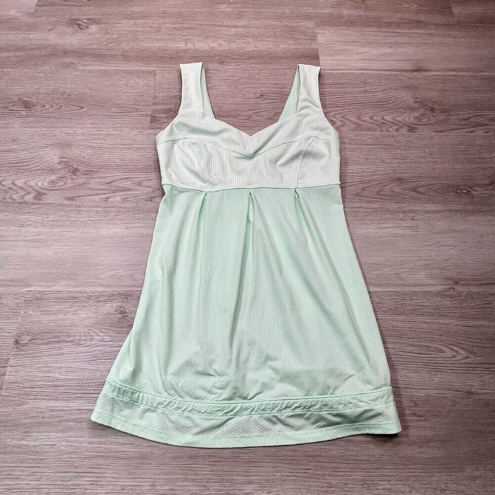 Sleeveless Mint Green A-Line Dress